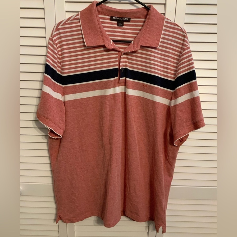 Michael Kors Cotton Polyester Polo Shirt Size XXL